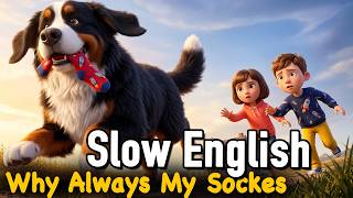 Why Does He Always Take My Socks? | Days of Our Family | Slow English Listening|English Conversation