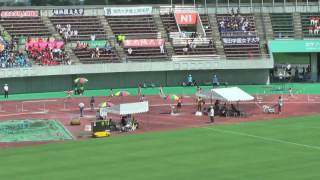 H28　日本インカレ　女子400mH　決勝　大会新記録　梅原 紗月