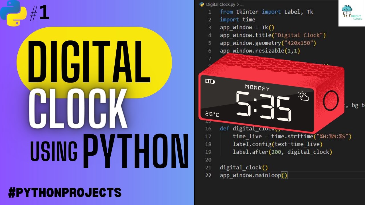 How To Make A Clock Using Python At Alannah Baylebridge Blog