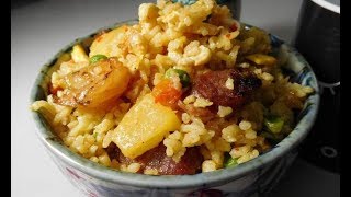 How to make: Golden Yellow Turmeric Fried Rice