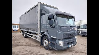 Volvo FE 280, 2019, 30ft Curtainsider, 6x2, Sleeper, Euro 6