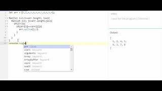 How to remove duplicate elements from array using loop ? Javascript | Java | C++