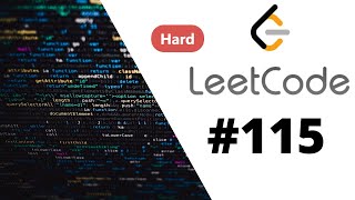 [Java] Leetcode 115. Distinct Subsequences [DP Subsequence #5]