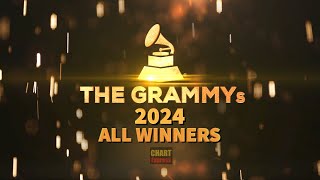 Grammy's 2024 - ALL WINNERS | The 66th Annual Grammy Awards 2024 | February 04, 2024 | ChartExpress