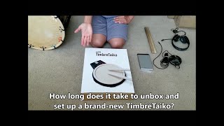 Unboxing a kaDON TimbreTaiko (電子和太鼓 Electronic Taiko Drumpad)