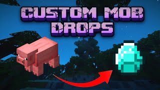 How To Make Mobs Drop Custom Items In Bedrock! (Minecraft Command Tutorial)