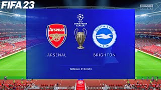 FIFA 23 | Arsenal vs Brighton - Champions League UCL - PS5 Gameplay