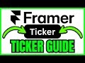 How To USE TICKER In Framer (QUICK & EASY) 2026