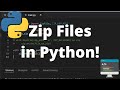 How to Zip a File and Extract from a Zip File in Python - Python ZipFile Module