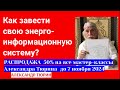 Как завести свою энергоинформационную систему? -- Александр Тюрин. РАСПРОДАЖА 50% до 7 ноября 2024