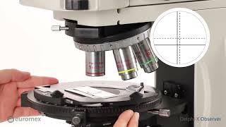 Euromex  polarization microscope centering \u0026 objectives #medicomservices