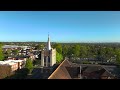 smooth cruising above town maidenhead uk 4k drone