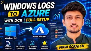Windows VM Custom Logs to Workspace | DCR Full Setup and Demo From Scratch