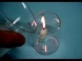 Extinguishing flame with carbon dioxide