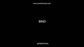What's BIND in Mainframes? #zmainframes #mainframe #computer #mainframes