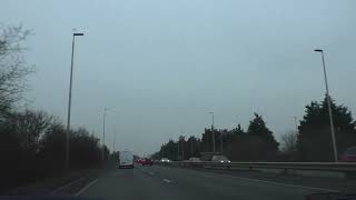 Driving On The A1139 Eye Road, Frank Perkins Parkway \u0026 Fletton Parkway, Peterborough, England