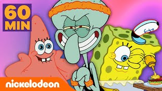 Bob Esponja | 1 HORA da Temporada 7 do Bob Esponja Sem Parar! | Nickelodeon em Português