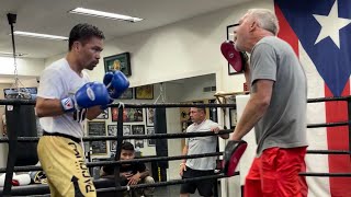 PACQUIAO back to training with Freddie Roach at Wild Card Gym!
