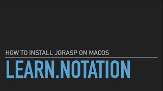 How to Install JDK and jGRASP on MacOS