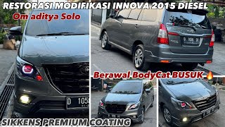 INNOVA DIESEL BULUK JADI GANTENG Om Aditya Solo INNOVA 2015 2.5 G Diesel AT #restorasi #modifikasi