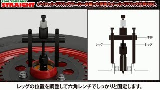 【整備工具のストレート】パイロットベアリングプーラーを使った簡単ホイールベアリングの取り外し