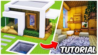 Minecraft: How to Build a Small & Easy Modern House (2021 Tutorial)