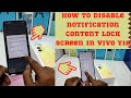 How to Notification content disable in VIVO Y16| How to Turn On / Off App Notifications on Vivo Y16