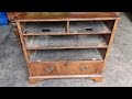 300 year old george 1st antique english walnut chest of 5 drawers circa 1715 introduction pt1