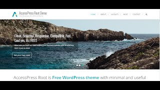 AccessPress Root WordPress Theme Tutorial 1