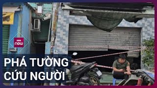 🔨 Hàng xóm dùng búa tạ, xà beng đập vỡ tường, giải cứu 2 nạn nhân mắc kẹt trong đám cháy ở TPHCM