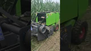 Portable Hey Wheat Corn Paddy Straw Round Baler Square Press Crushing Baling Machine PTO