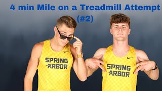 Treadmill 4 Minute Mile!