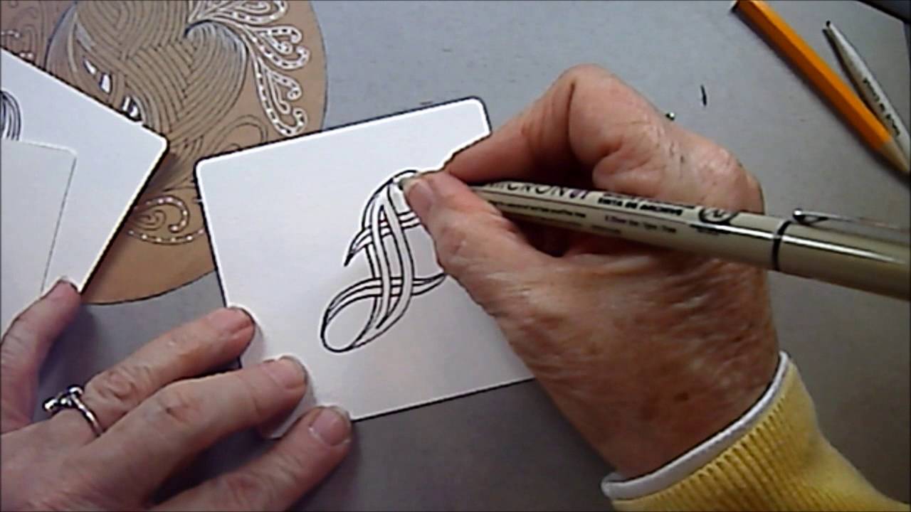Ellish Tangle Pattern Lesson 39 Youtube