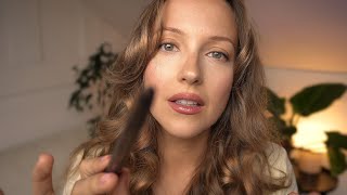 ASMR Face Pressure Massage ✨ body & skin touching sounds for sleep