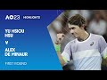 Yu Hsiou Hsu v Alex de Minaur Highlights | Australian Open 2023 First Round