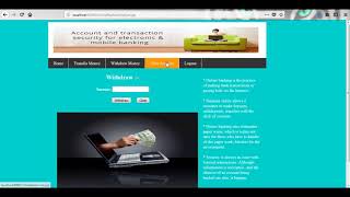 Secure Internet Banking Management System | Student Projects
