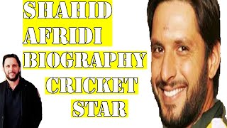 shahid afridi biography cricketer personal information about shahid afridi 2020