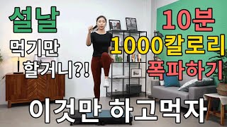 좁은공간에서도 가능한 10분운동 1000칼로리 뿌시기 /스텝박스 활용운동 /