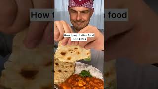 HOW to EAT INDIAN food properly😍❣️finally with the right song😅❣️|CHEFKOUDY