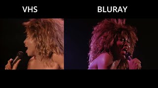 Tina Turner - What's Love Got To Do With It (Live from Birmingham NEC, 1985) [VHS vs BLURAY]