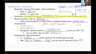 Java Lesson 4 FP Conditionals While Random