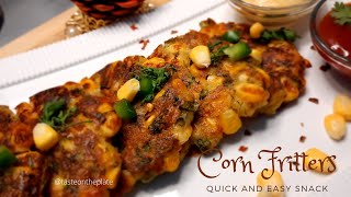 Corn fritters/corn fritters eggless/jain breakfast recipes/jain snacks recipes/No Onion No Garlic