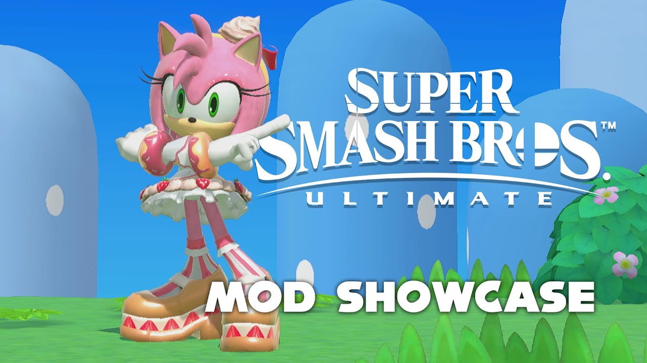 Amy Rose Dulce Super Smash Bros Ultimate Mod Showcase Youtube