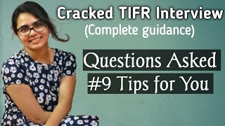 How to prepare for TIFR interview \u0026 GS TIFR exam | tips for TIFR