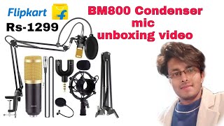 BM800 Condenser mic unboxing video | Hindi unboxing Video | souvenir bm800 condenser mic | bm 800