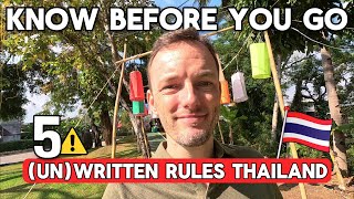 5 Things NOT to Do in Thailand 🇹🇭⚠️ (Avoid These Mistakes)