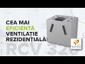 Dantherm RVC 320 - cea mai eficientă Centrală Ventilare cu Recuperare Caldură conform Passive House