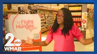 Kelly Swoope live at Weis Market to kick off their Fight Hunger event