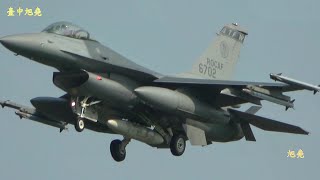 F-16Viper毒蛇嘉族4機衝場雙機SFO高-低空戰術飛訓.