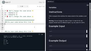 014 Interactive Coding Exercise Variables